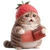 قط الفراولة (f3c23pymbx)