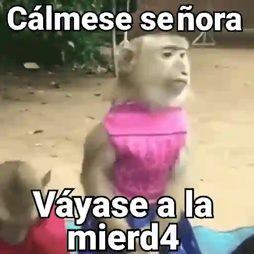 Cálmese señora Váyase a la mierd4 (hpg9db4t7m)