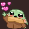 Baby Yoda (not mine) (vhrtgqb5ny)