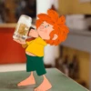 يشرب من الجرة
