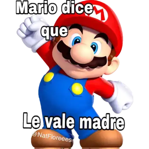 Mario dicem que Le vale madre NatFloreees (83nqfxscwj)