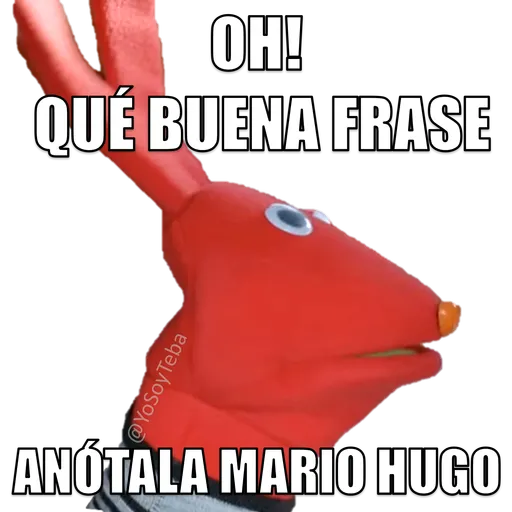 OH! QUÉ BUENA FRASE ANOTALA MARIO HUGO (2gxsmz7538)