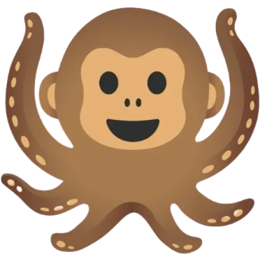 قرد أخطبوط (b6qk8dmfhc)