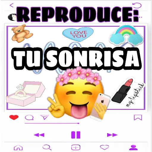REPRODUCE: LOVE YOU TU SONRISA E my lipstick, 3 (kv94dt3qxf)