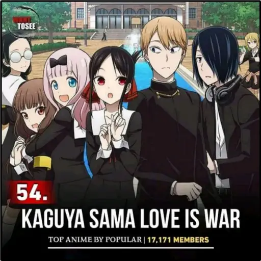 TOSEE MMD 54. KAGUYA SAMA LOVE IS WAR TOP ANIME BY POPULAR (vtxgrm9zp8)
