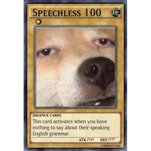 SPEECHLESS 100 [SILENCE CARD] This card activates when you (97qgxstyn6)