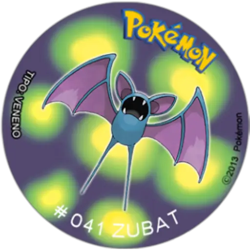 TIPOS VENENO PokéMoN 041 ZUBAT ©2013 Pokémon (5xbf7wvmjg)