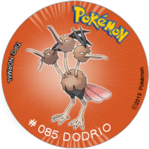 TIPO NORMAL # POKEMON *085 DODRIO ©2013 Pokémon (7k6bnv5hrx)