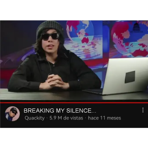 BREAKING MY SILENCE... Quackity 5.9 M de vistas hace 11 (q785sh39pv)