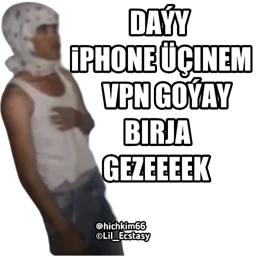 DAÝY LİPHONE ÜÇINEM VPN GOỲAY BIRJA GEZEEEEK @hichkim66 (w4c8gnd2hs)