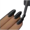 طلاء أظافر أسود