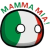 Countryballs sticker Italy, Spa, Prg (6c3zshw87j)