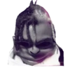 وجه طفل مرعب