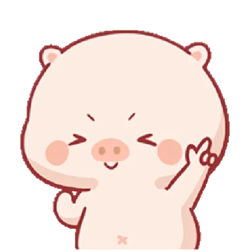 Stiker Piggy Bucin 🐷 (7zrm43b9qf)