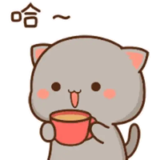Love peach Mochi cat love  (xtjf769kqn)