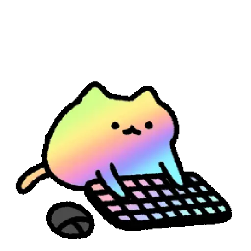 Kucing Rainbow GIF 🌈 (3gwh9trk4p)