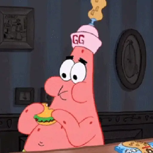 Patrick eating 🍴 (d74826rgjh)