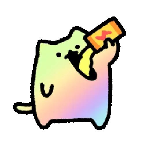 Kucing Rainbow GIF 🌈 (93trjz8npc)