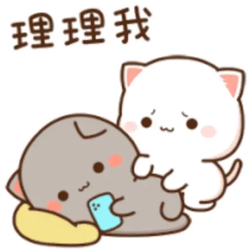 Love peach Mochi cat love  (2ywcpr7jsq)