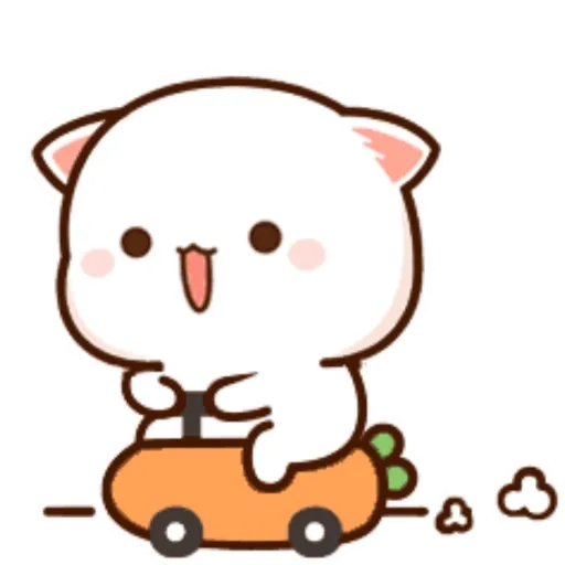 Love peach Mochi cat love  (g7b84zqnkj)