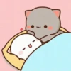 Cute Cat Bucin GIF 😸 (3689tm2rkg)