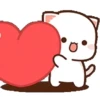 Cute Cat Bucin GIF ♥️ (tyzbqkwpj9)