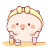 Stiker Piggy Bucin 🐷 (bk657jqy2f)