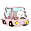 Love peach Mochi cat love  (9s23cvzfkg)