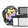 Kucing Rainbow GIF 🌈 (qchr24nbd9)