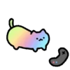 Kucing Rainbow GIF 🌈 (xcp53v9mz6)