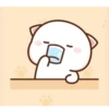 Love peach Mochi cat love  (kb62nwdct5)