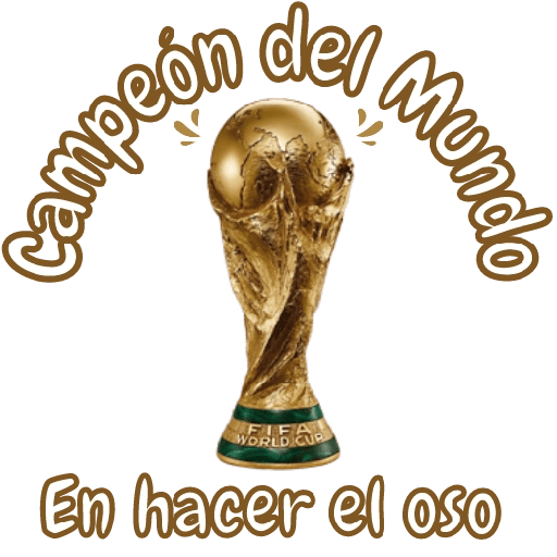 campeón del Mundo FIFA WORLD CUP En hacer el oso (8vkm3x4c7p)