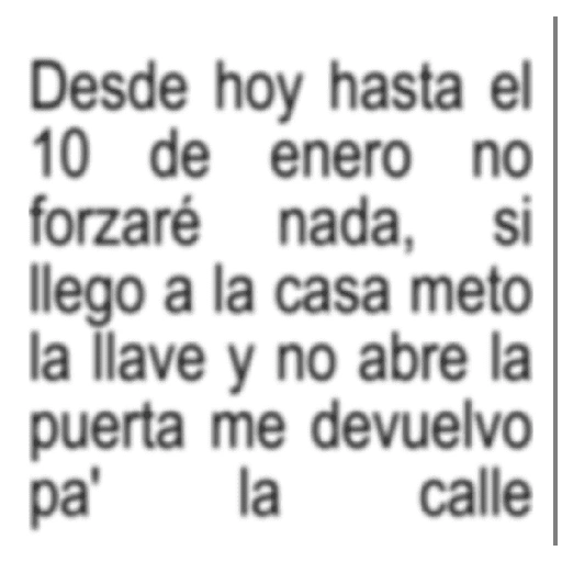 Desde hoy hasta el 10 de enero no forzaré nada, si llego a (mwbtn3sjv7)