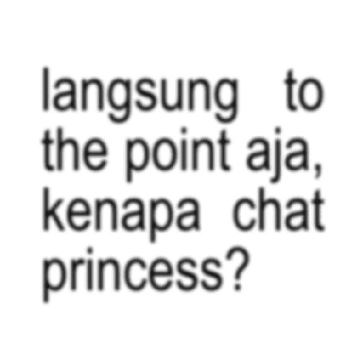 langsung to the point aja, kenapa chat princess? (bgjhcp8zt7)