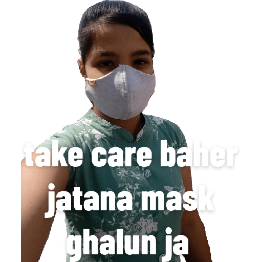 take care baher jatana mask ghalun ja (b4783kfqcv)