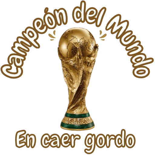 goodwed del Mundo FIFA WORLD CUP En caer gordo (w6n45m7zvt)