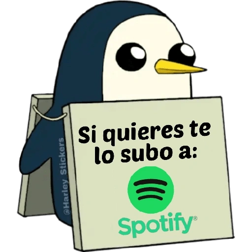 @Harley Stickers Si quieres te lo subo a: Spotify (sfcgmqvkwx)
