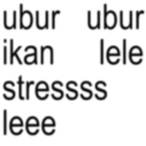 ubur ubur ikan lele stressss leee (2f85qrtv6m)