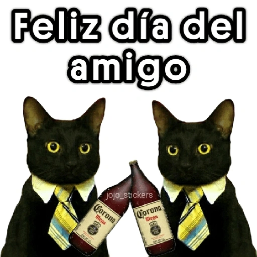 Feliz día del amigo Corona Mego jojo_stickers Corona Megn (zp7gv9c4d5)