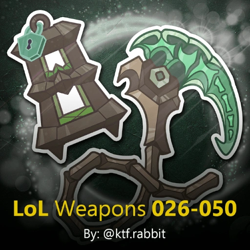 $3 LOL Weapons 026-050 By: @ktf.rabbit (5hmnwt78gj)