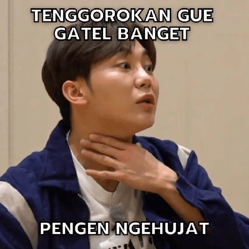 TENGGOROKAN GUE GATEL BANGET PENGEN NGEHUJAT (9p6hwrzj4c)