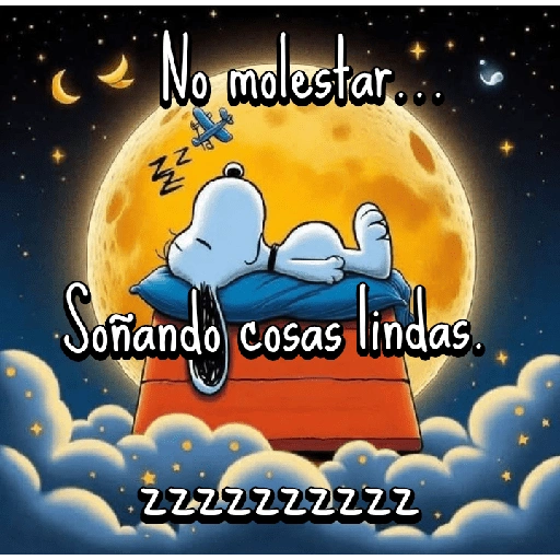 No molestar Soñando cosas lindas (cky8fvhmq4)