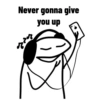 Flork Never Gonna give you up🎶 (pv4jgkztcs)