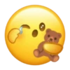 إيموجي حزين مع الدبّ