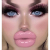شفاه دمية باربي