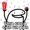 A Coke with bread