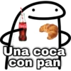 Coke with bread