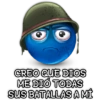 🔵Silly Face/Emoji Blue🔵 (23kc5tmwxz)