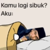 مشغول بالنوم