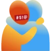 إيموجي العناق 🫂 (cvxps7dfr4)